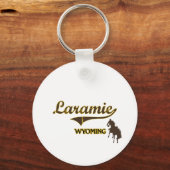 Laramie Wyoming City Classic Sleutelhanger (Voorkant)