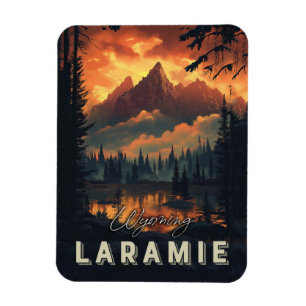 Laramie Wyoming Vintage Magneet