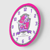 Laranya letter name: unicorn crest grote klok (Hoek)