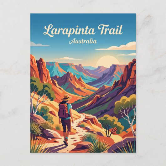 Larapinta Trail Australië Briefkaart (Voorkant)