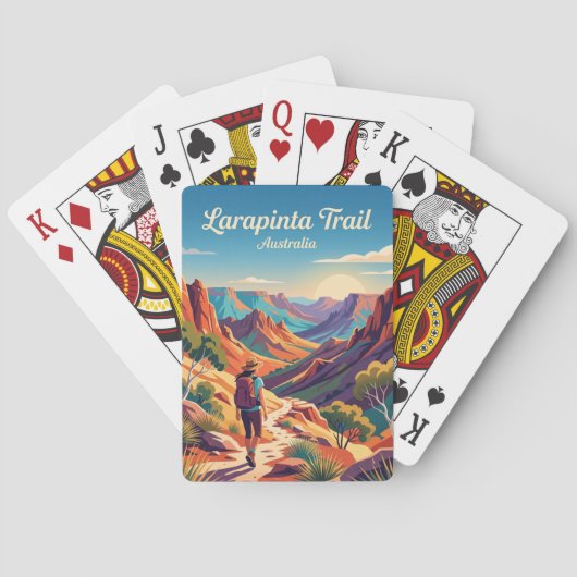 Larapinta Trail Australië Pokerkaarten (Achterkant)