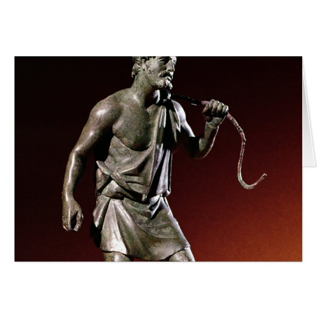 Lararium-beeldje van een waterdrager (Voorkant Horizontaal)