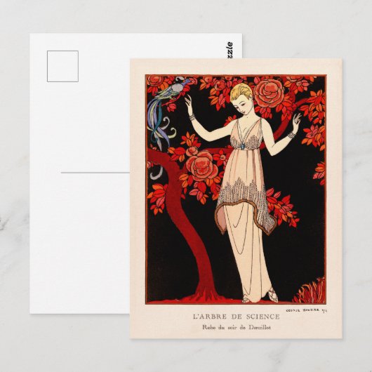 L'Arbre de science door George Barbier Briefkaart (Voorkant / Achterkant)