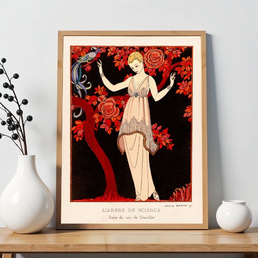 L'Arbre de science door George Barbier Poster