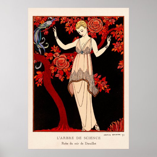 L'Arbre de science door George Barbier Poster (Voorkant)
