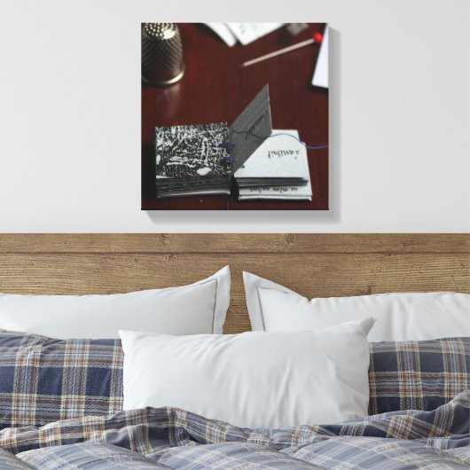 L'Arbre o Carré Tree Miniature Artist Book Canvas (Insitu (Slaapkamer))