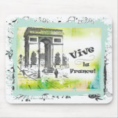 L'Arc de Triomphe Collage Art Muismat (Voorkant)