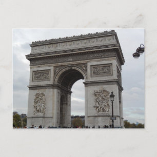 L'Arc De Triomphe Paris Briefkaart Frankrijk