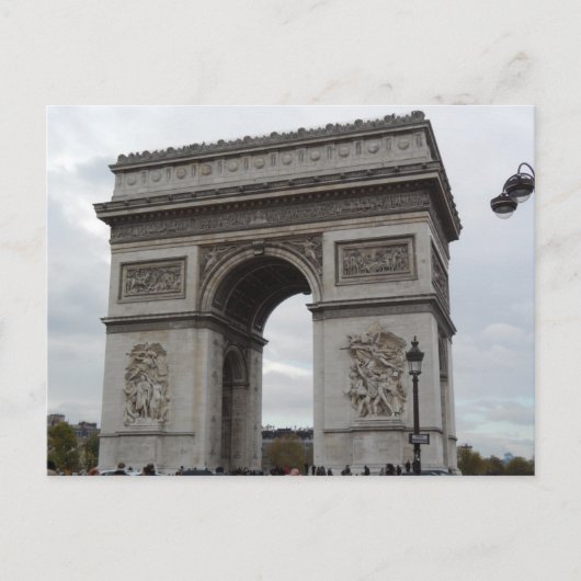 L'Arc De Triomphe Paris Briefkaart Frankrijk (Voorkant)