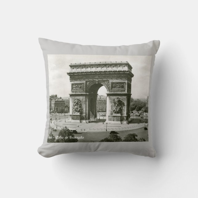 L'Arc de Triomphe, Paris Frankrijk  Kussen (Voorkant)