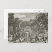 L'Arc de Triomphe, Versailles (graving) Briefkaart (Voorkant / Achterkant)