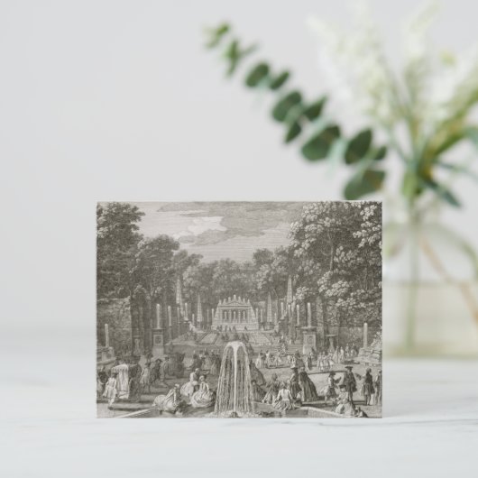 L'Arc de Triomphe, Versailles (graving) Briefkaart (Staand voorkant)