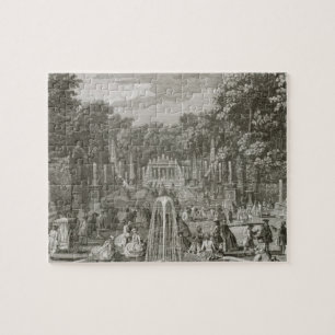 L'Arc de Triomphe, Versailles (graving) Legpuzzel