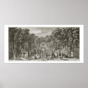 L'Arc de Triomphe, Versailles (graving) Poster