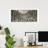 L'Arc de Triomphe, Versailles (graving) Poster (Thuiskantoor)