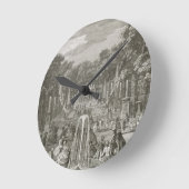 L'Arc de Triomphe, Versailles (graving) Ronde Klok (Hoek)