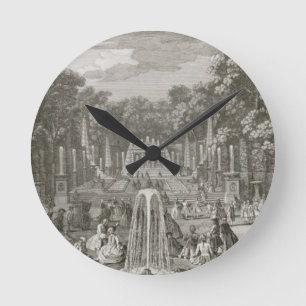 L'Arc de Triomphe, Versailles (graving) Ronde Klok