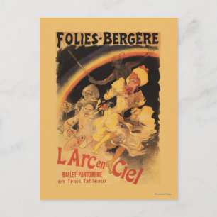 L'Arc-en-Ciel Ballet bij Folies-Bergere Briefkaart