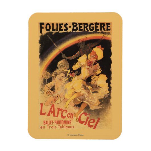 L'Arc-en-Ciel Ballet bij Folies-Bergere Magneet (Verticaal)