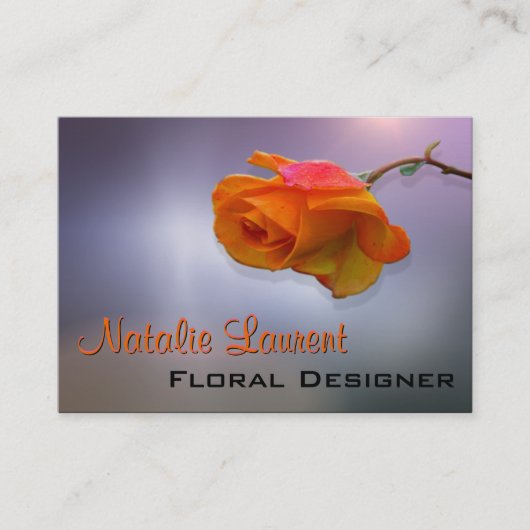 Larcella Roos Professional 3,5 inch x 2,5 inch Visitekaartje (Voorkant)