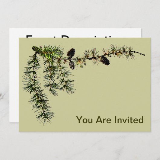 Larch Branch Kaart (Voorkant / Achterkant)