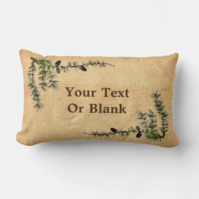Larch Branch Kussen (Voorkant)