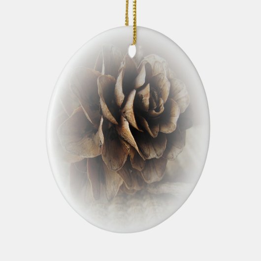 Larch Kone Keramisch Ornament (Rechts)