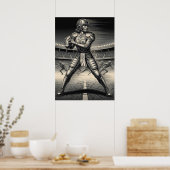 L'ARCHANGE DU GRIDIRON (De Aartsengel van Gridiron Poster (Keuken)