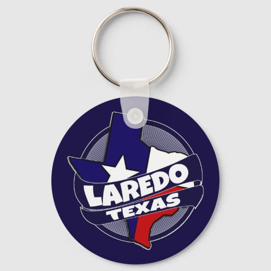 Laredo Texaanse vlag breekt sleutelhanger (Voorkant)