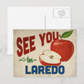 Laredo Texas Apple - Vintage Travel Briefkaart (Voorkant / Achterkant)