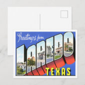 Laredo, Texas  Big Letters Briefkaart (Voorkant / Achterkant)