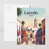 Laredo Texas Briefkaart (Voorkant / Achterkant)
