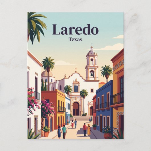 Laredo Texas Briefkaart (Voorkant)