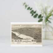 Laredo Texas in 1890 Briefkaart (Staand voorkant)