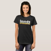 Laredo Texas Retro Style City Town Pride 7 T-shirt (Voorkant volledig)