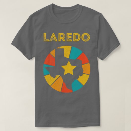 Laredo Texas Vintage Verdrietig Souvenir 1 T-shirt (Design voorkant)