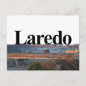 Laredo, TX Skyline met Laredo in de Sky Briefkaart (Voorkant)