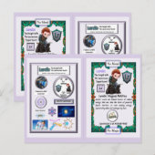 Larelis - Ridder Lawrencium Zwaard Briefkaart (Voorkant / Achterkant)