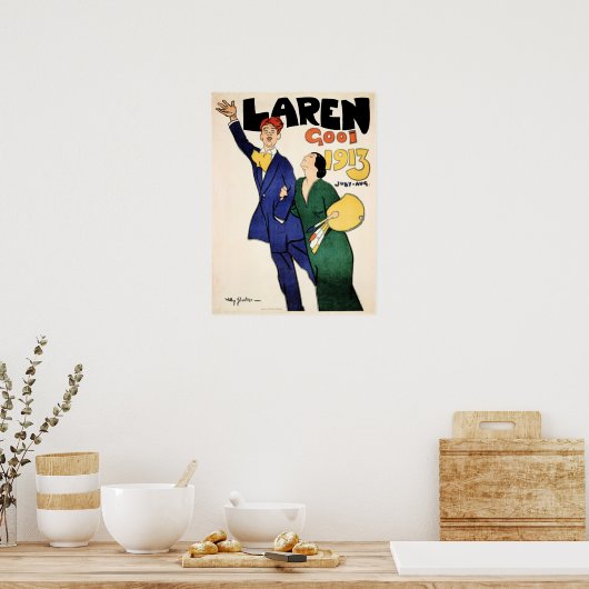 LAREN GOOI Holland 1913 Festival Exposition Advert Poster (Keuken)