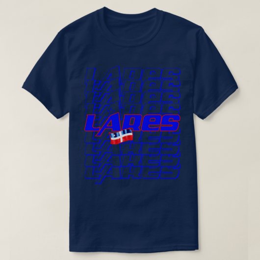 Lares Cascade tekst 1 T-shirt (Design voorkant)