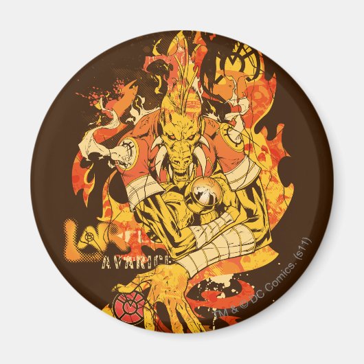 Larfleeze - Agent Sinaasappel 10 Magneet (Voorkant)