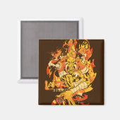 Larfleeze - Agent Sinaasappel 10 Magneet (Voorkant / Achterkant)