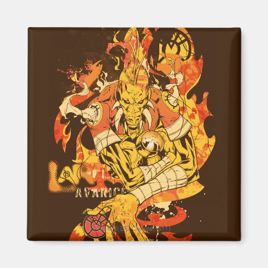 Larfleeze - Agent Sinaasappel 10 Magneet (Voorkant)