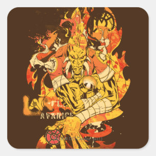 Larfleeze - Agent Sinaasappel 10 Vierkante Sticker