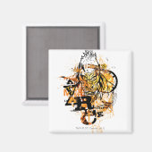 Larfleeze - Agent Sinaasappel 11 Magneet (Voorkant / Achterkant)