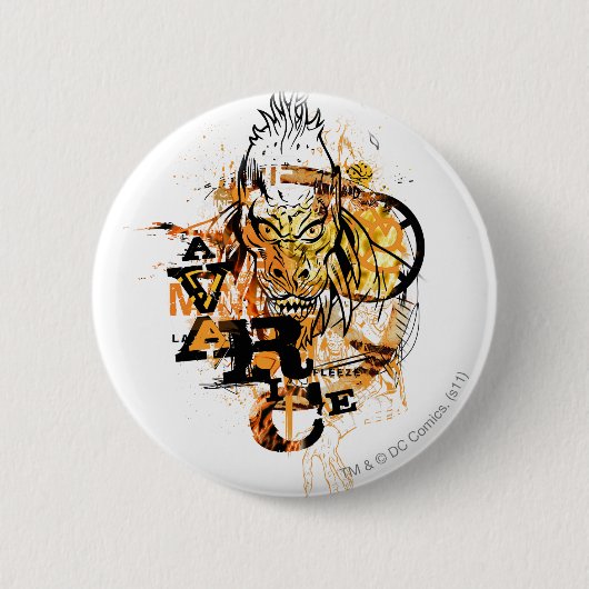 Larfleeze - Agent Sinaasappel 11 Ronde Button 5,7 Cm (Voorkant)