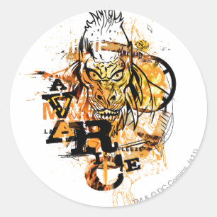 Larfleeze - Agent Sinaasappel 11 Ronde Sticker