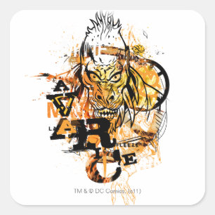Larfleeze - Agent Sinaasappel 11 Vierkante Sticker