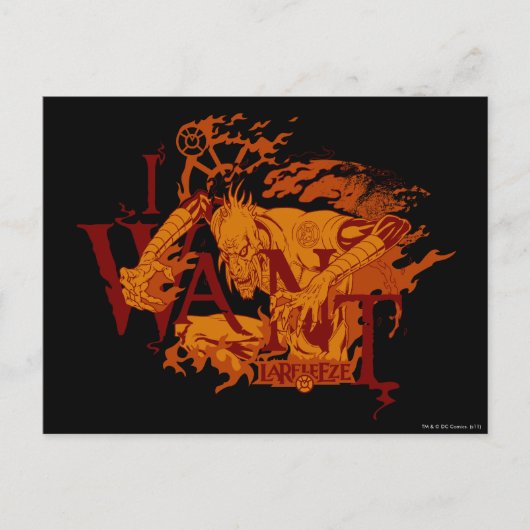 Larfleeze - Agent Sinaasappel 12 Briefkaart (Voorkant)