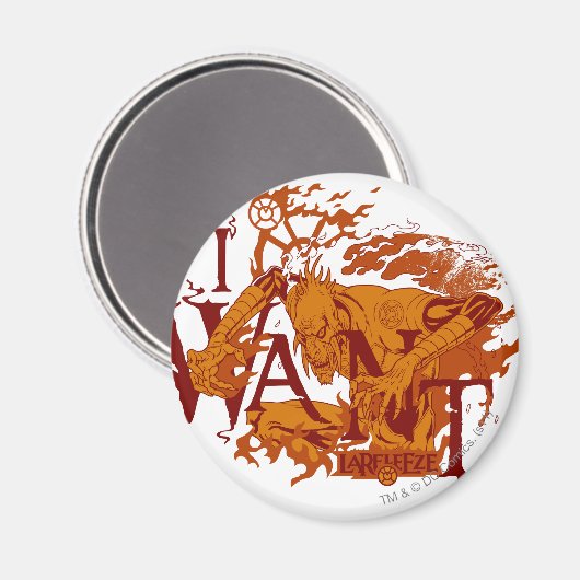 Larfleeze - Agent Sinaasappel 12 Magneet (Voorkant / Achterkant)